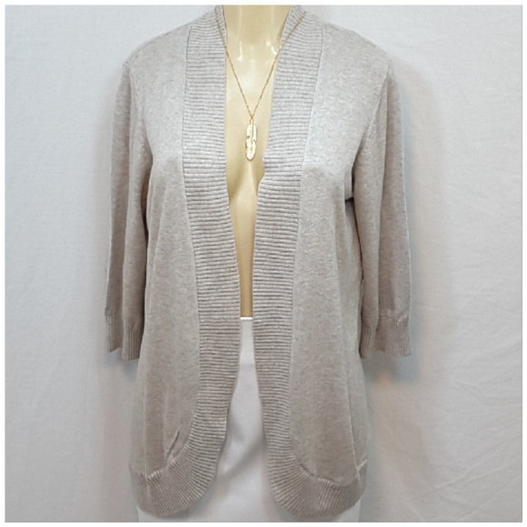 89th & MADISON, Open Flyaway Cardigan, size XL X L - Picture 6 of 8